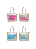 Tote Bag (Beige with logos)
